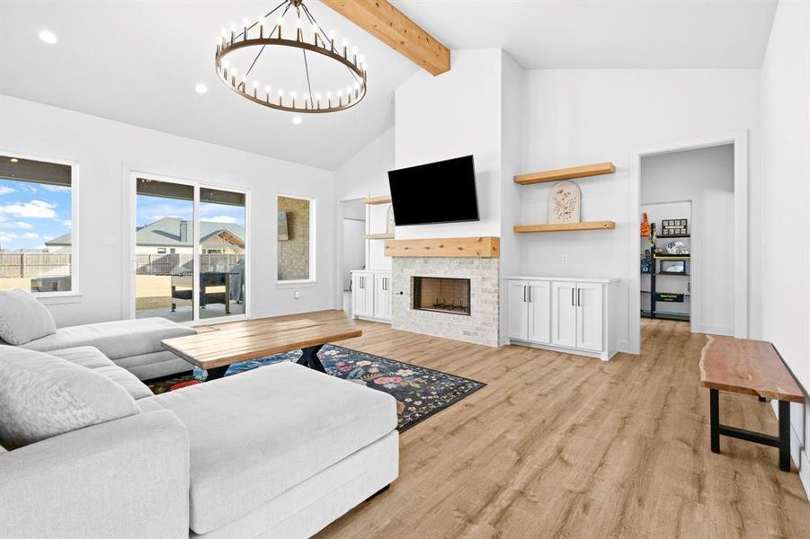 Furnished interior view inside a new home in , Abilene (Image 5).