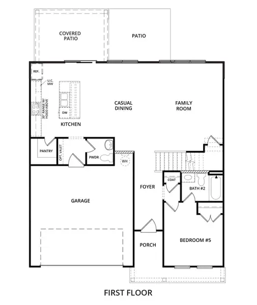 2D floor plan layout for the Chopin by Brock Built in The Eyrie, Santa Rosa Beach, FL (Image 2). 2D floor plan layout for the Chopin by Brock Built in The Eyrie, Santa Rosa Beach, FL (Image 2).