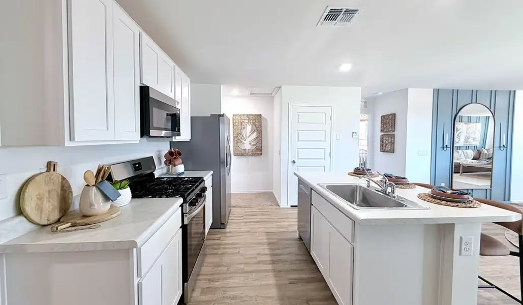 Representative furnished interior of a home built from the Ember - T30E by D.R. Horton in Red Rock Village, Red Rock (Image 8). Representative furnished interior of a home built from the Ember - T30E by D.R. Horton in Red Rock Village, Red Rock (Image 8).