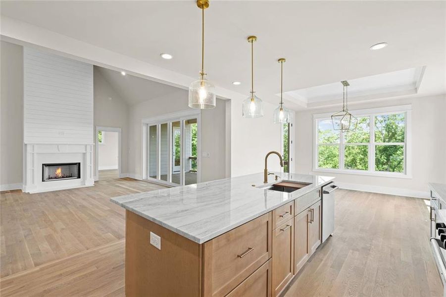 Furnished interior view inside a new home in , Dawsonville (Image 39).
