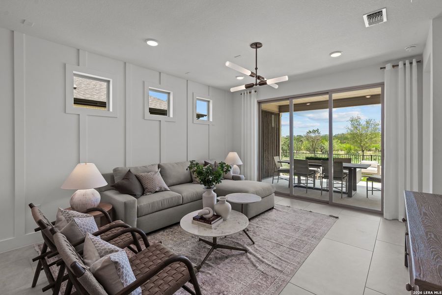Furnished interior view inside a new home in Del Webb New Braunfels at Veramendi, New Braunfels (Image 4).