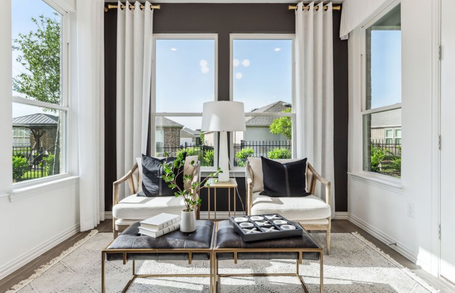 Representative furnished interior of a home built from the Prosperity by Del Webb in Del Webb Austin at Lost Pines, Bastrop (Image 17). Representative furnished interior of a home built from the Prosperity by Del Webb in Del Webb Austin at Lost Pines, Bastrop (Image 17).