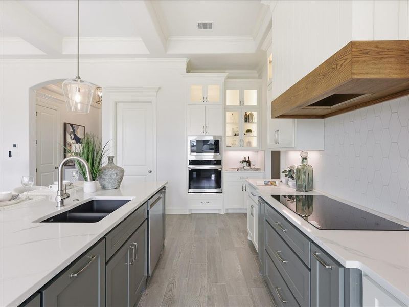 Furnished interior view inside a new home in , Granbury (Image 34).