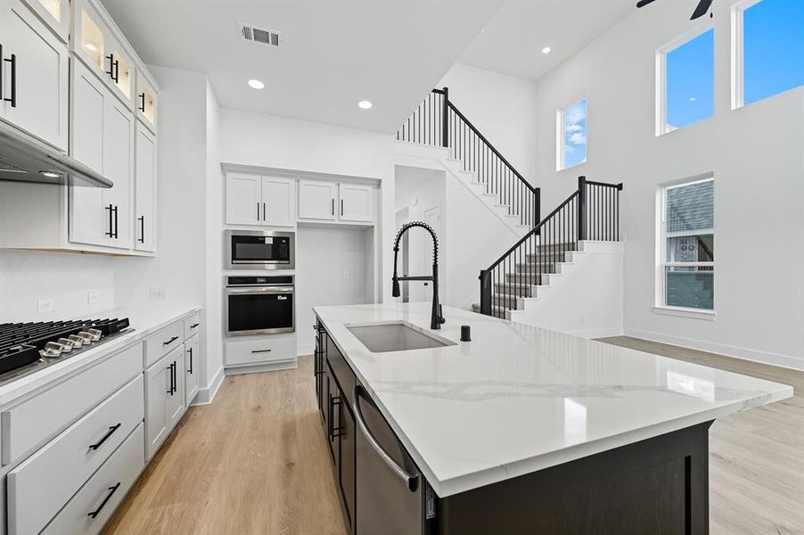 Furnished interior view inside a new home in Treeline, Justin (Image 8).