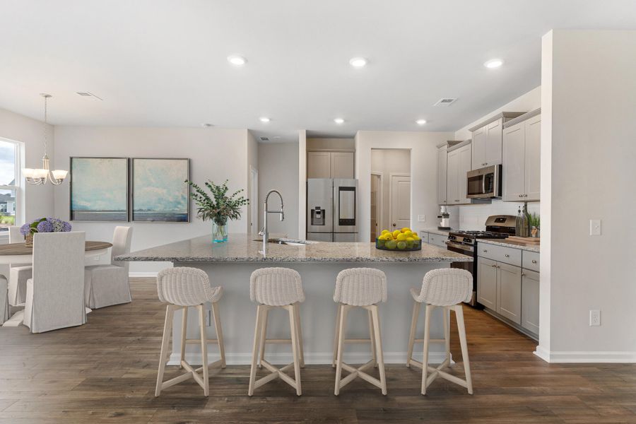 Furnished interior view inside a new home in Sweetgrass at Summers Corner: Arbor Collection, Summerville (Image 10).