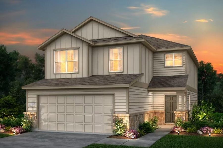 Pulte Homes, Camelia elevation I, rendering