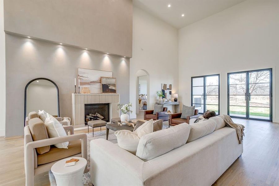 Furnished interior view inside a new home in , Weatherford (Image 11).