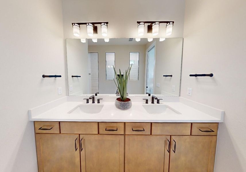 Furnished interior view inside a new home in The Reserve at Eastpointe, Palm Beach Gardens (Image 9).