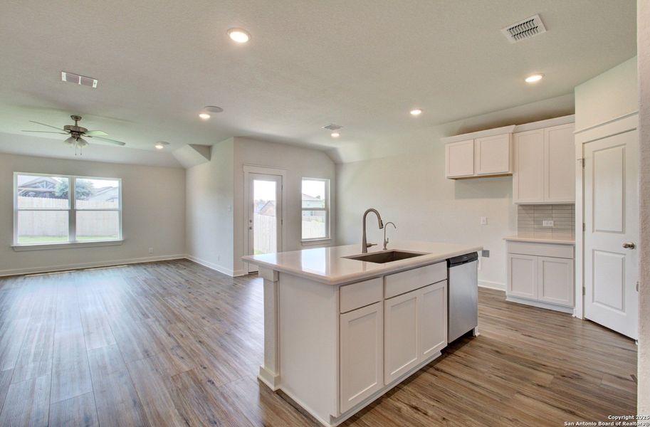Furnished interior view inside a new home in Westridge - Premier, San Antonio (Image 5). Furnished interior view inside a new home in Westridge - Premier, San Antonio (Image 5).