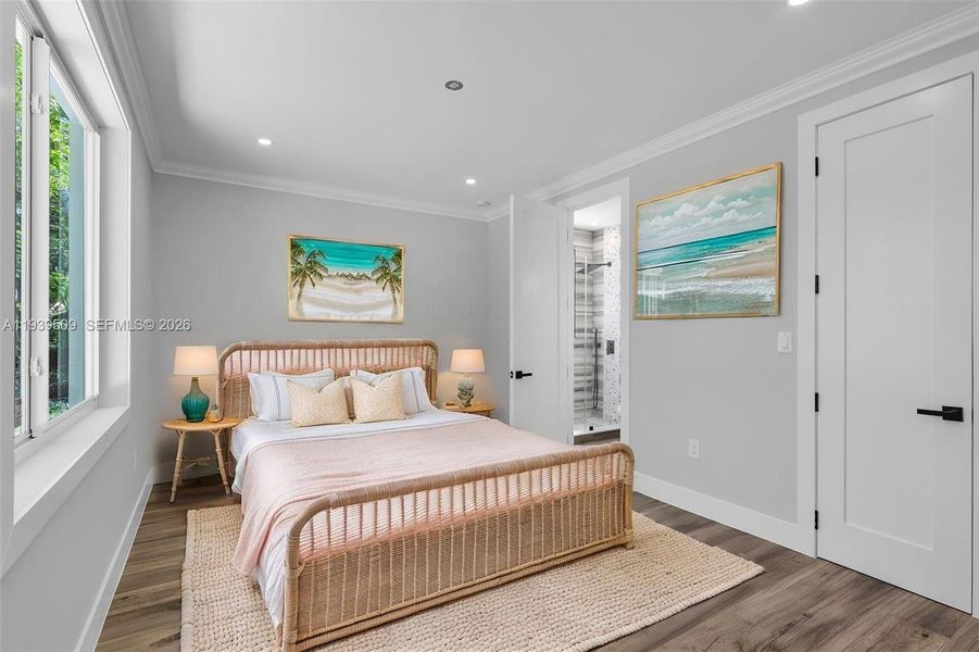 Furnished interior view inside a new home in , Key Largo (Image 15).