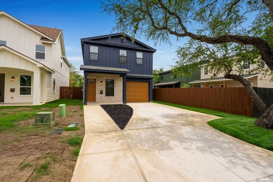 Front exterior of a new home in , San Antonio, TX, highlighting curb appeal (Image 30).