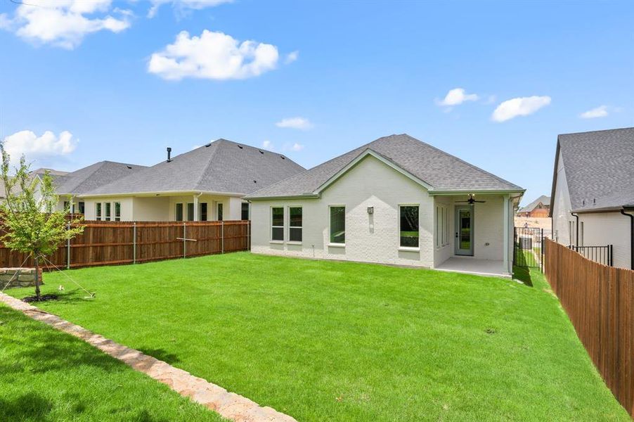Front exterior of a new home in , Aledo, TX, highlighting curb appeal (Image 1). Front exterior of a new home in , Aledo, TX, highlighting curb appeal (Image 1).