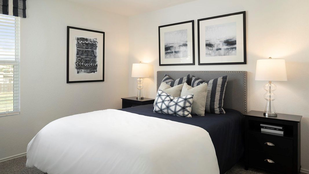 Furnished interior view inside a new home in Woodfield Preserve: Highlands Collection, Georgetown (Image 7).