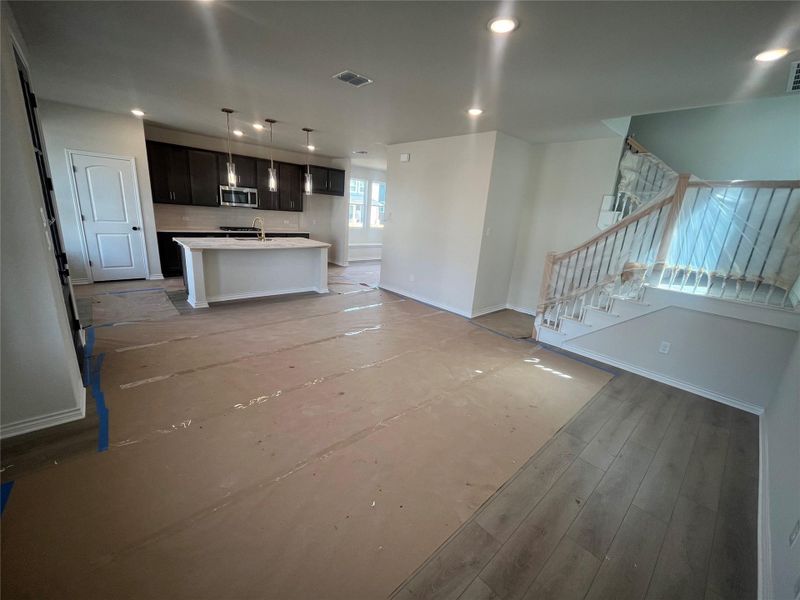 In-progress construction of a new home in Lariat, Liberty Hill, TX (Image 24).