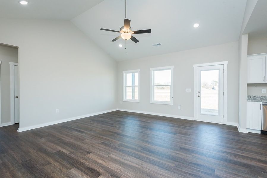 Representative unfurnished interior of a home built from the Harrison by Foundation Home Builders LLC in Old Hickory Crossing, Mocksville (Image 17). Representative unfurnished interior of a home built from the Harrison by Foundation Home Builders LLC in Old Hickory Crossing, Mocksville (Image 17).
