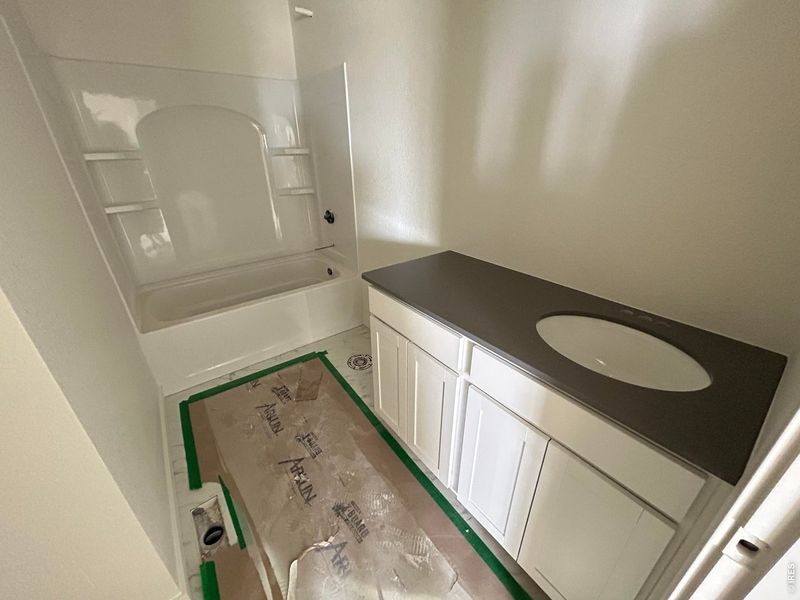 In-progress construction of a new home in Liberty Draw, Evans, CO (Image 36).