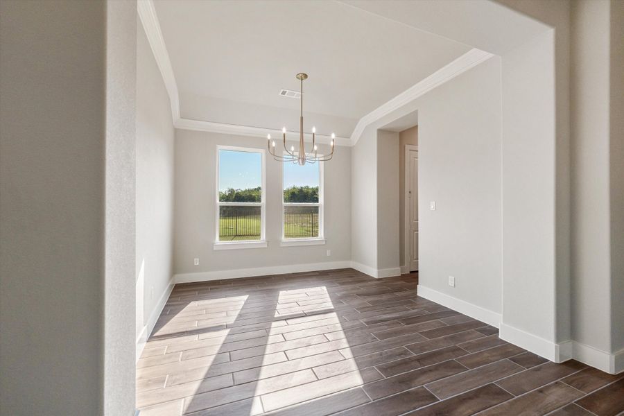 Spacious, unfurnished interior of a new home in Vista Oaks Estates, Royse City (Image 15). Spacious, unfurnished interior of a new home in Vista Oaks Estates, Royse City (Image 15).
