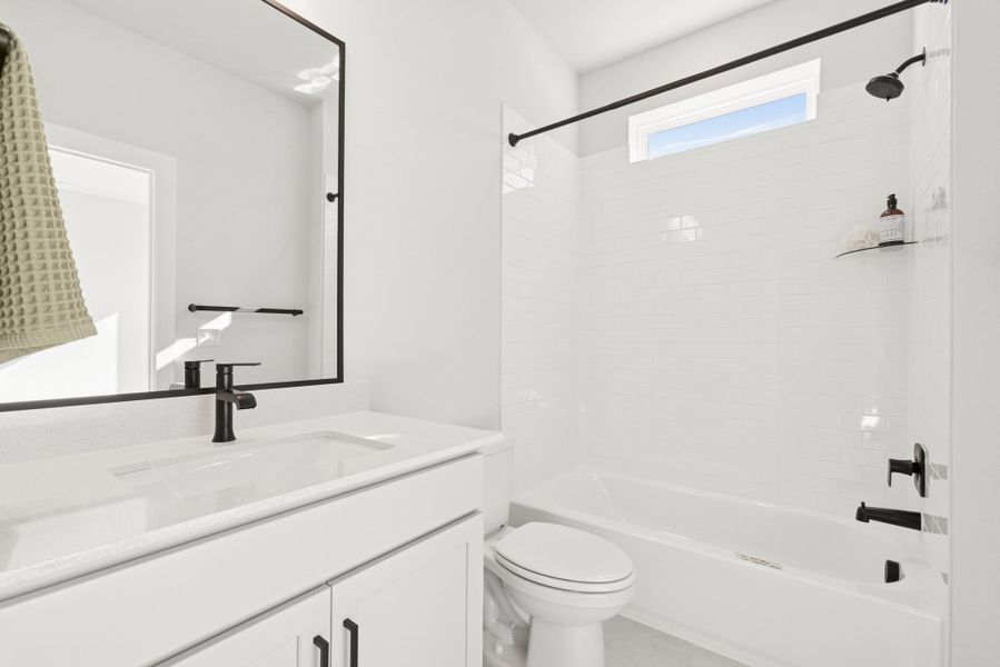 Furnished interior view inside a new home in The Twilight at Goodnight Ranch, Austin (Image 5). Furnished interior view inside a new home in The Twilight at Goodnight Ranch, Austin (Image 5).