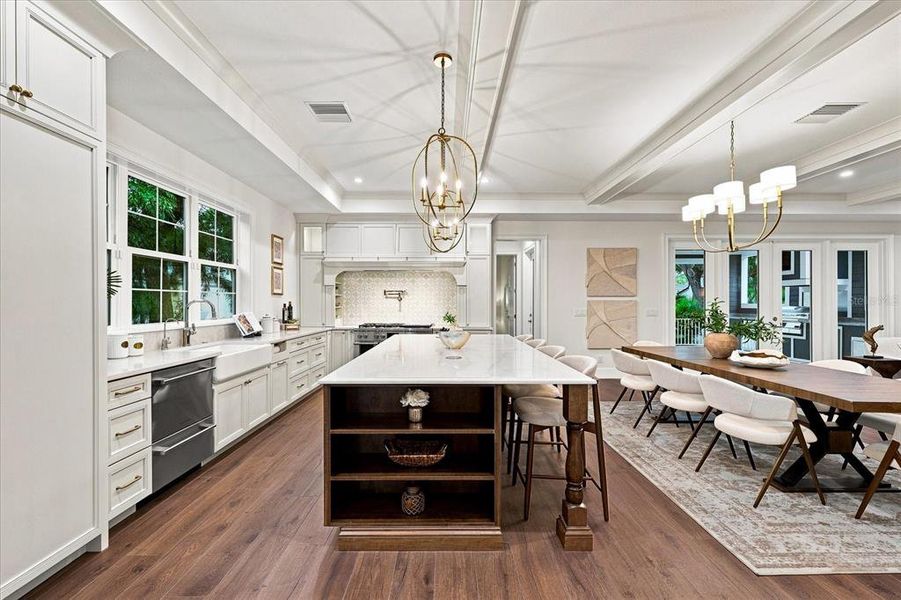 Furnished interior view inside a new home in , Tampa (Image 50).