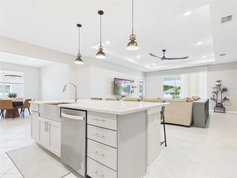 Furnished interior view inside a new home in , Ocala (Image 26).