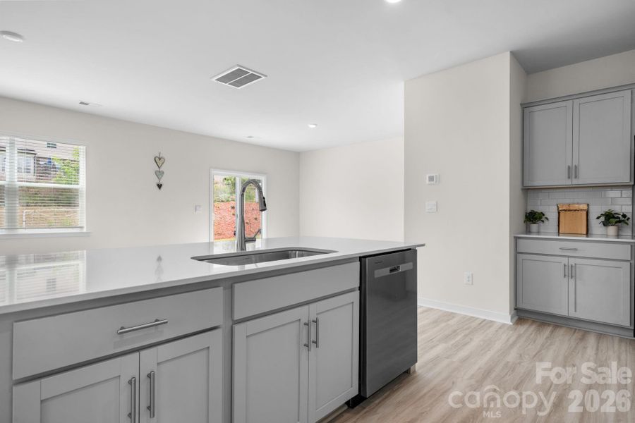 Furnished interior view inside a new home in The Hamptons at Hickory, Hickory (Image 12).