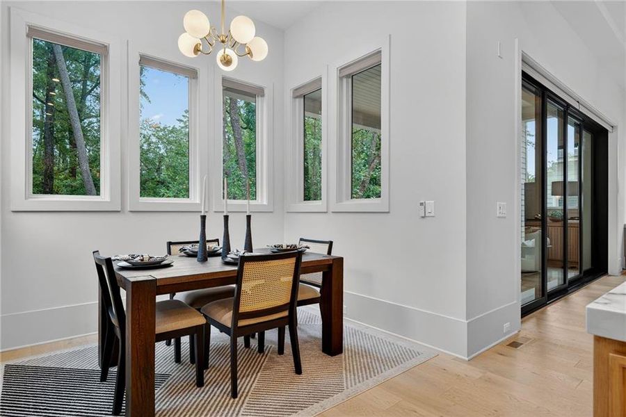Furnished interior view inside a new home in , Atlanta (Image 34). Furnished interior view inside a new home in , Atlanta (Image 34).