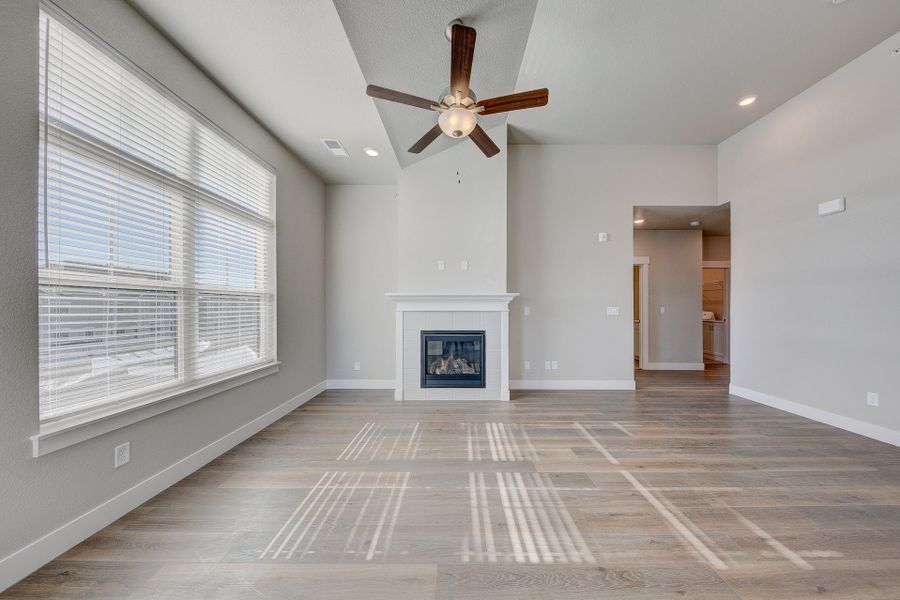Representative unfurnished interior of a home built from the The Columbia by Landmark Homes in Highlands at Fox Hill, Longmont (Image 23). Representative unfurnished interior of a home built from the The Columbia by Landmark Homes in Highlands at Fox Hill, Longmont (Image 23).