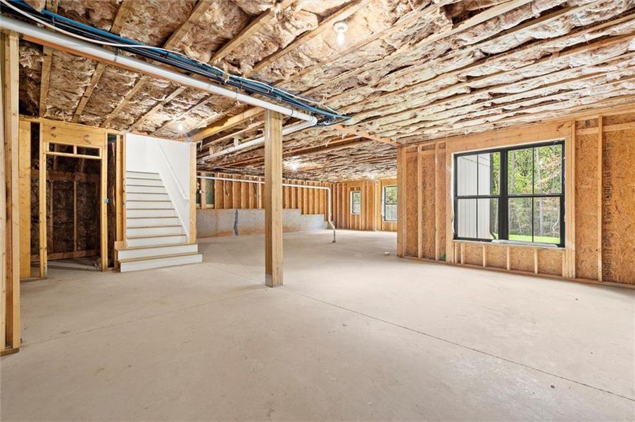 In-progress construction of a new home in , Ball Ground, GA (Image 53).