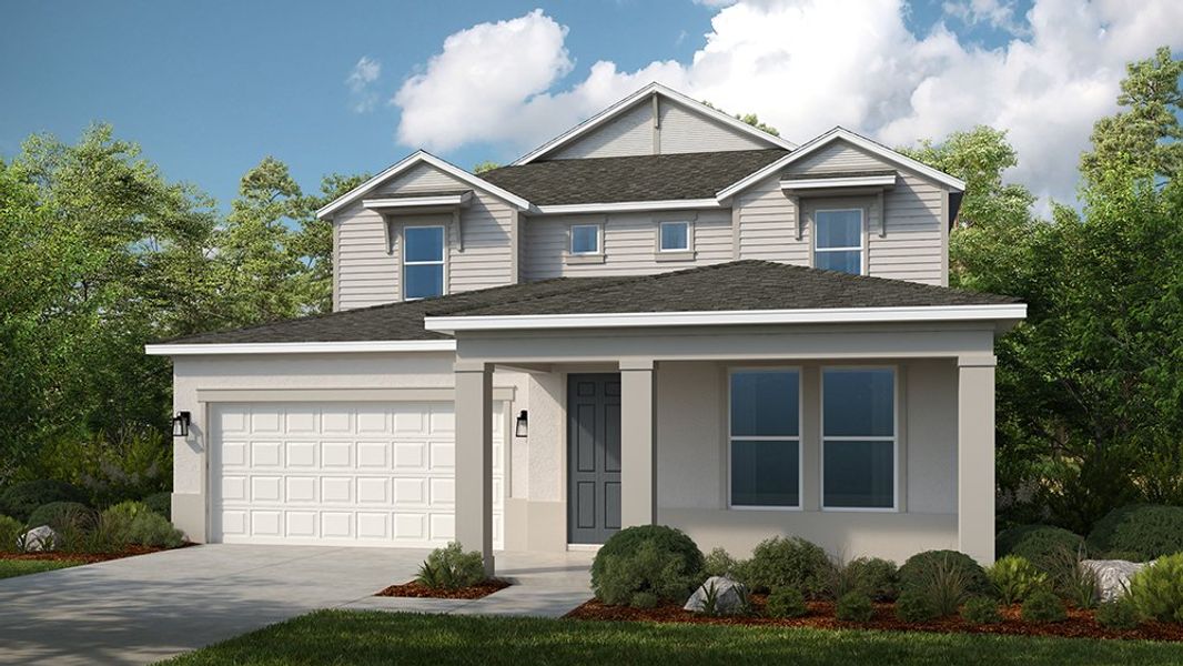 Representative exterior photo of a completed home built from the Tybee by Taylor Morrison in Coasterra Community Group Page, Palmetto, FL (Image 4).