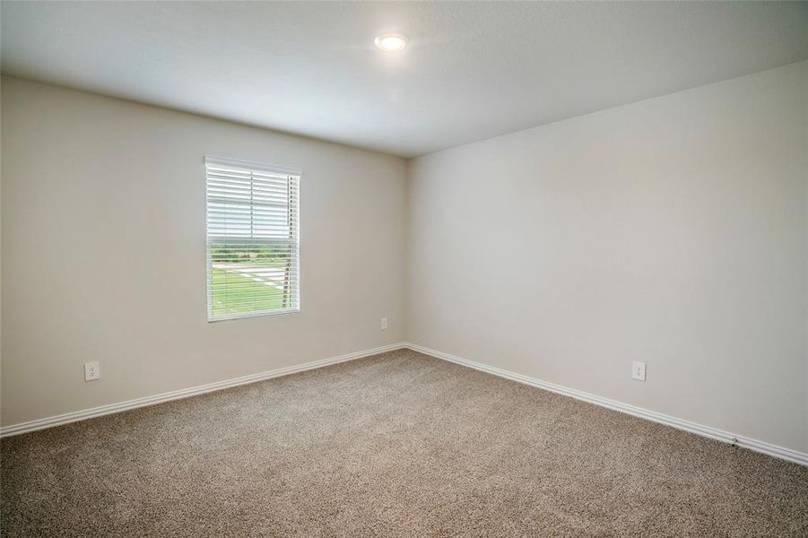 Secondary bedroom located on second floor