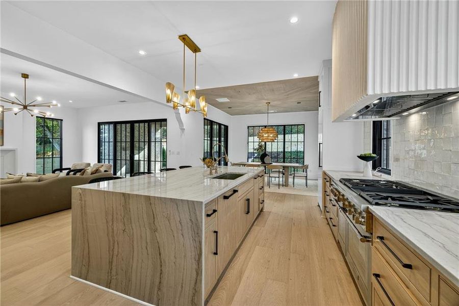 Furnished interior view inside a new home in , Atlanta (Image 51).