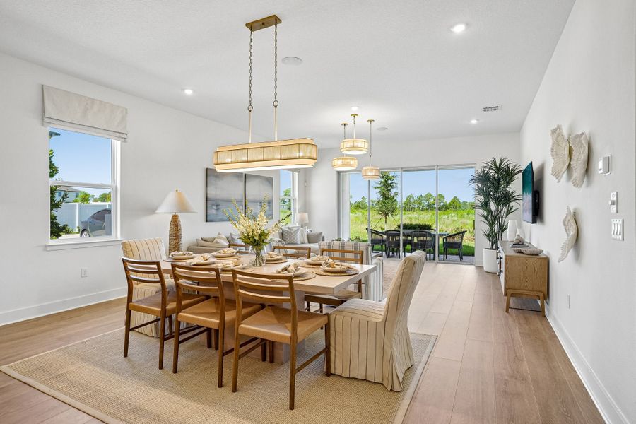 Furnished interior view inside a new home in Northlake at Ovation, Winter Garden (Image 14).