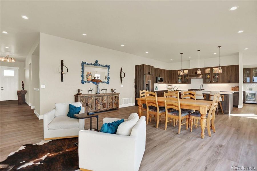 Furnished interior view inside a new home in , Colorado Springs (Image 15).