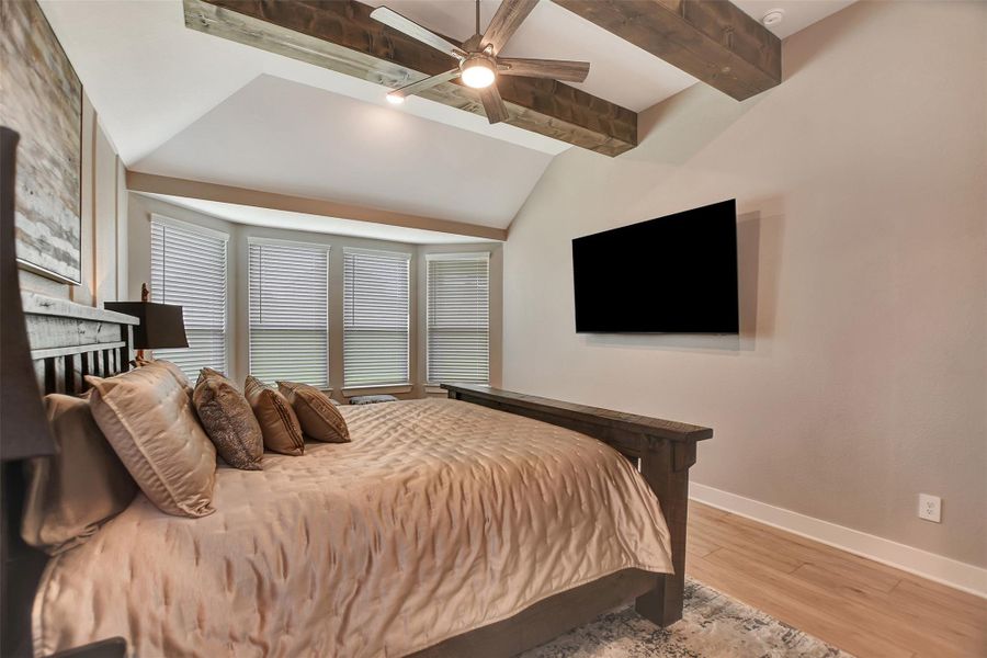 Furnished interior view inside a new home in Lone Star Landing, Montgomery (Image 33).