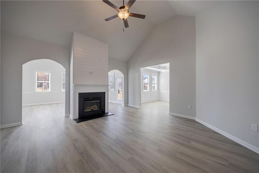 Spacious, unfurnished interior of a new home in , Social Circle (Image 26). Spacious, unfurnished interior of a new home in , Social Circle (Image 26).