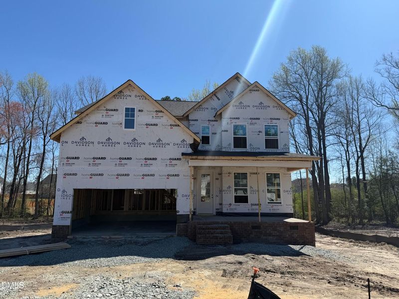 In-progress construction of a new home in Wellers Knoll, Lillington, NC (Image 27).