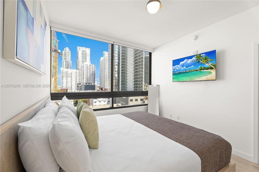Furnished interior view inside a new home in , Miami (Image 13).