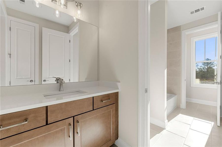 Furnished interior view inside a new home in Cresswind Georgia at Twin Lakes, Hoschton (Image 7).