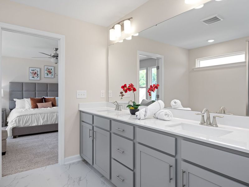 Representative furnished interior of a home built from the The Chestnut A by Davidson Homes LLC in Enclave at Belmont, Belmont (Image 25). Representative furnished interior of a home built from the The Chestnut A by Davidson Homes LLC in Enclave at Belmont, Belmont (Image 25).