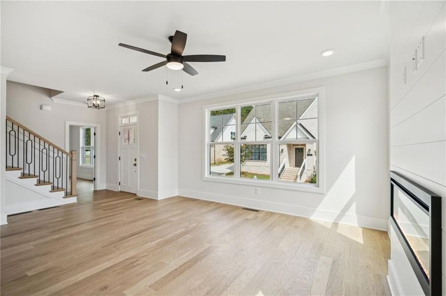 Spacious, unfurnished interior of a new home in , Roswell (Image 24).