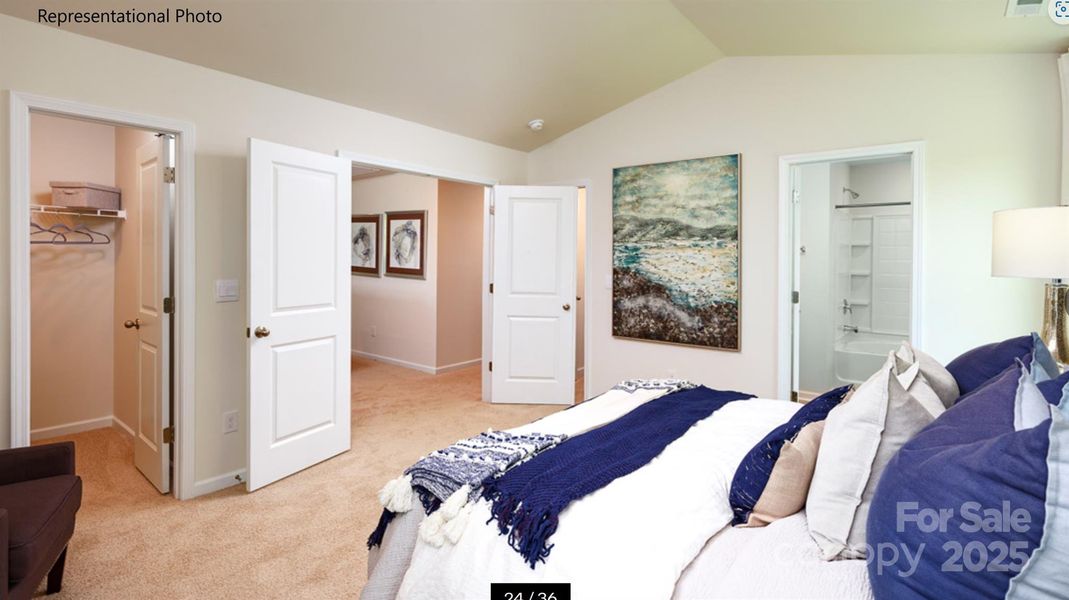 Furnished interior view inside a new home in Brinkley Ridge, Kings Mountain (Image 17).