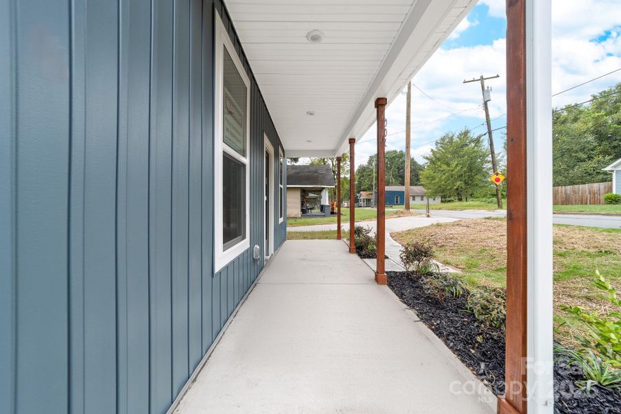Exterior details and patio area of a home in , Shelby (Image 4).