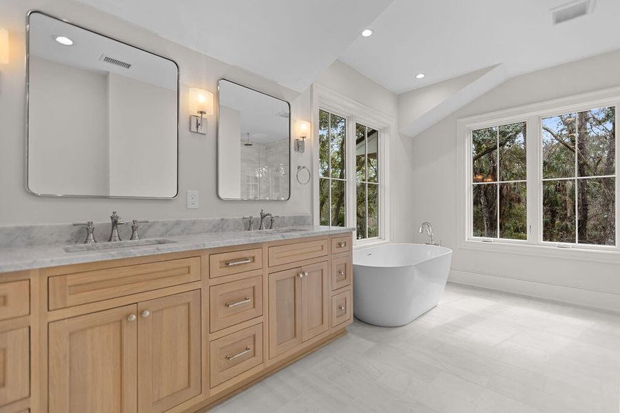 Furnished interior view inside a new home in , Seabrook Island (Image 17).