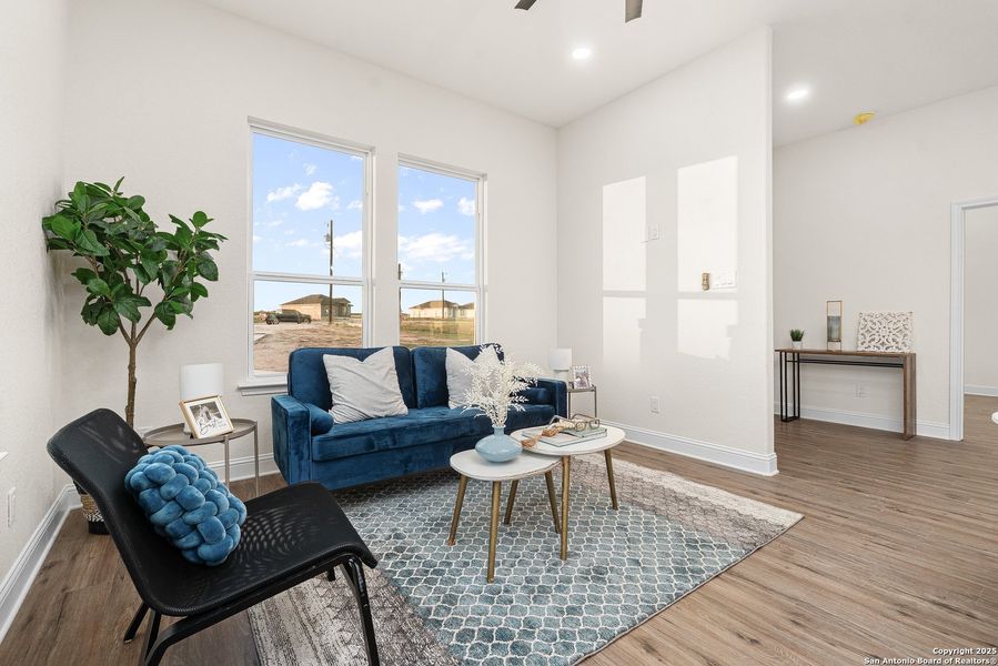 Furnished interior view inside a new home in , La Vernia (Image 16).