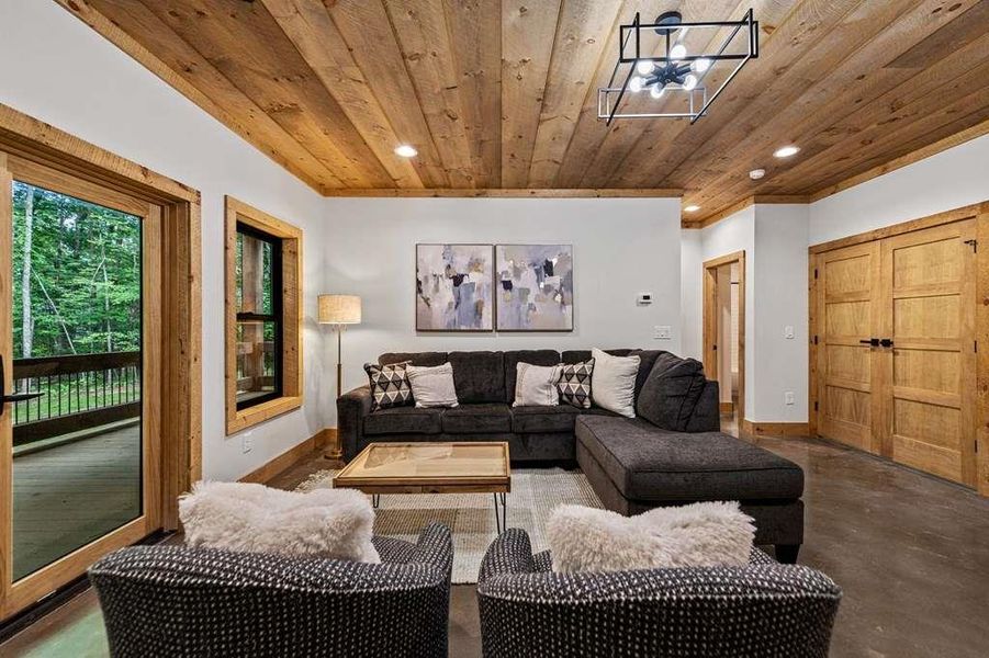 Furnished interior view inside a new home in , McCaysville (Image 14).