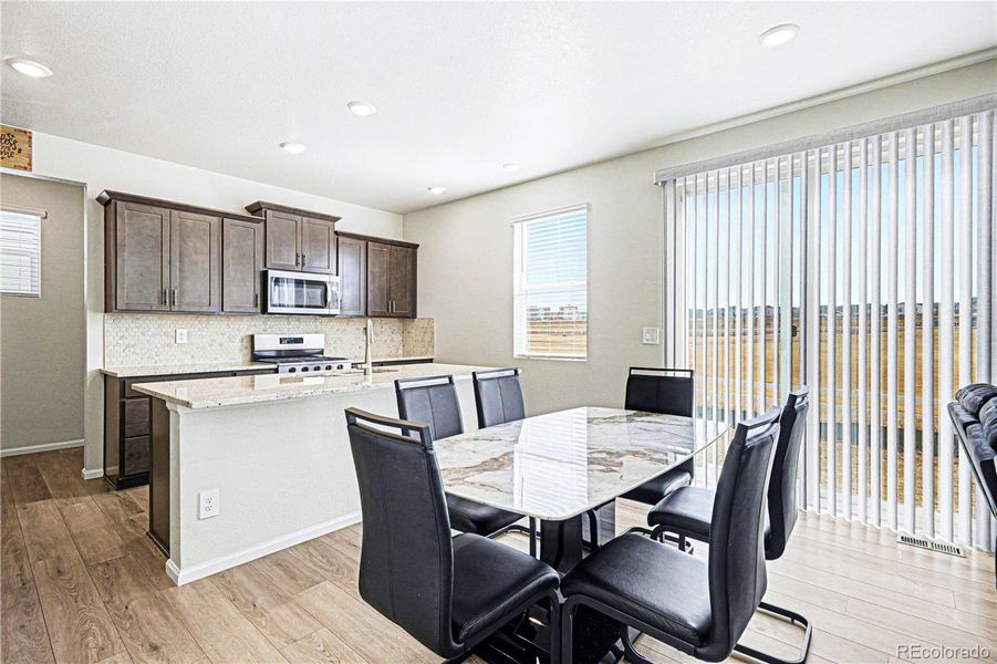 Furnished interior view inside a new home in Murphy Creek, Aurora (Image 13).