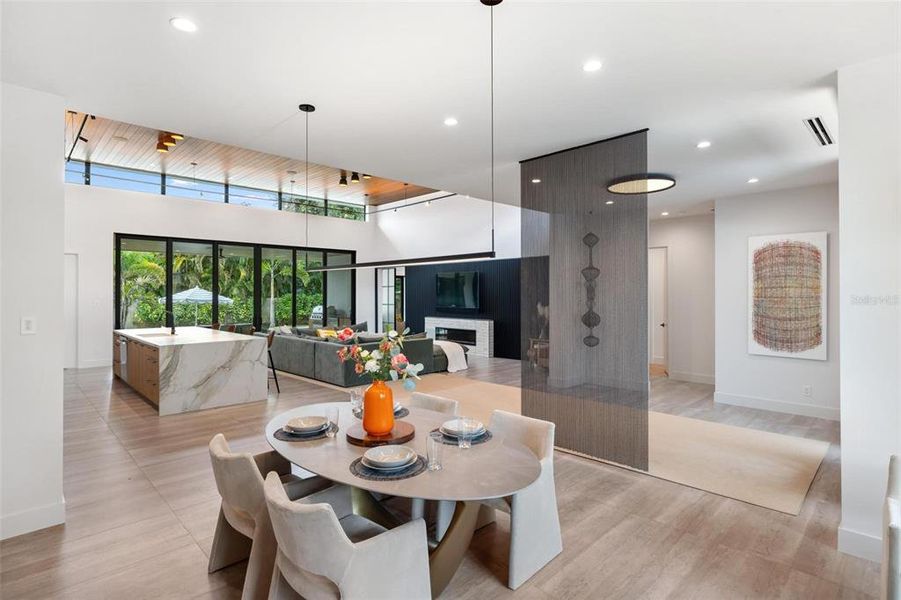 Furnished interior view inside a new home in , Sarasota (Image 46).