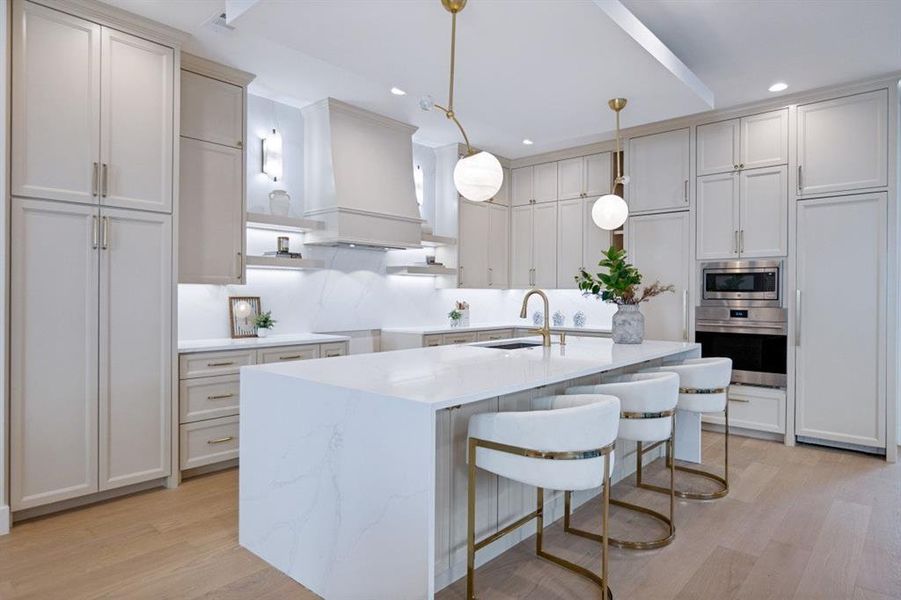 Furnished interior view inside a new home in , Dallas (Image 12).