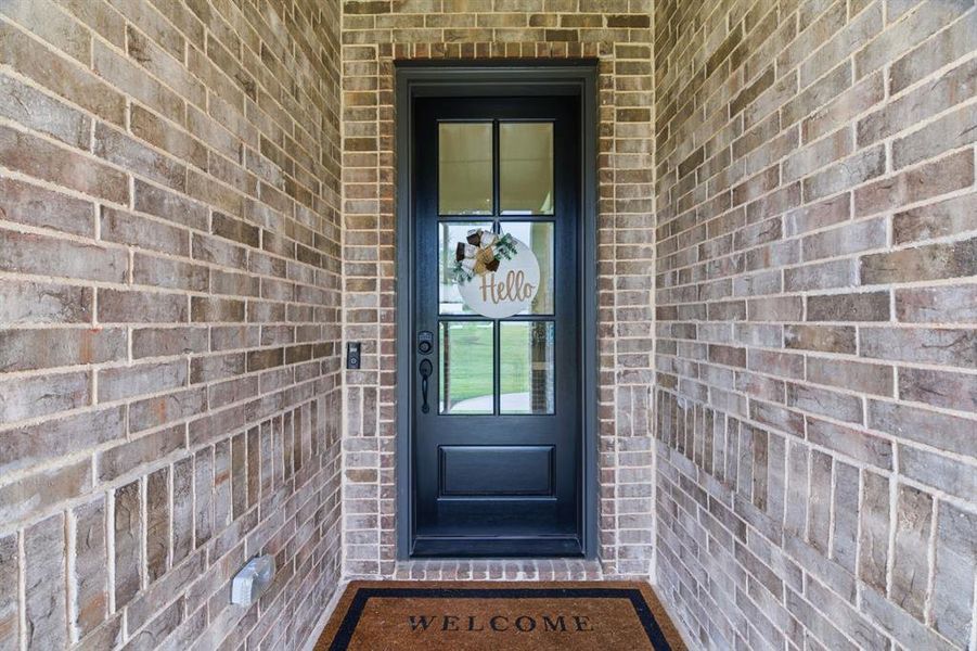 Exterior details and patio area of a home in Gatlin Ranch, Springtown (Image 22).