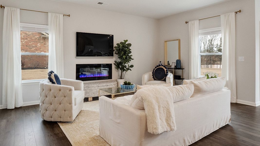 Representative furnished interior of a home built from the Lacombe by D.R. Horton in The Orchard, Millington (Image 7).